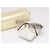 Chanel CC Logo Silberne Randlose Strass Sonnenbrille Transparent - Ansicht 9