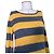 Autre Marque Christian Berg Cashmere Pullover mit gelb grauen Streifen - Ansicht 2