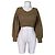 & Other Stories Kurzer Pullover Braun Alpaka Mischung