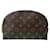 Pochette Tick MM Monograma Louis Vuitton Marrom Couro envernizado Lona  ref.1856316