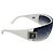 Gafas de sol Chanel 4117-B Blancas Azules Blanco - vista 4