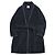 Cappotto Chanel in lana nero e blu - vista 2