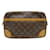 Pochete Compiegne 28 Louis Vuitton Marrom Couro envernizado  ref.1857729