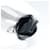 LOUIS VUITTON Cloche Cle Charm Leather Black Silver M68020 LV Auth ac3402 Silvery  - view 9