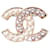 Coco Crush Spilla Chanel CC con strass e perle oro Gold hardware