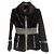 Chaqueta de shearling Prada morada de piel de cordero 40IT Púrpura