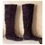 Botas de cuero Ermanno Scervino moradas Púrpura - vista 2