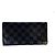 Brazza Geldbörse Damier Infini Louis Vuitton 2013 Grau/Schwarz