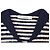 Dior Marinière Pullover mit Matrosenkragen und Schleife aus navyblauer Baumwolle - Ansicht 5