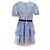 Self portrait Self-Portrait Mini-Kleid aus Pailletten-Spitze aus blauer Polyester - Ansicht 2
