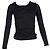 Isabel Marant Twisted Langarmshirt aus schwarzer Viskose