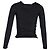 Isabel Marant Twisted Langarmshirt aus schwarzer Viskose - Ansicht 3
