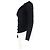 Isabel Marant Twisted Langarmshirt aus schwarzer Viskose - Ansicht 5