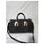 Borsa a tracolla convertibile Prada in tessuto nero - vista 12