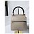 Bolsa de mão de couro Gucci Bamboo com aba bege - vista 2