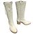 Botas Sartore de piel crema