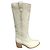 Botas Sartore de piel crema - vista 2