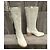 Botas Sartore de piel crema - vista 4