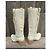 Botas Sartore de piel crema - vista 6