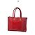 Fendi Fazzuolo Tote Bag Rot Gummi