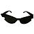 Max Mara Sonnenbrille in Katzenform Schwarz