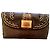 Cartera Dior de cuero marrón Castaño
