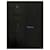 Camicia Versace in cotone a maniche corte nera logo blu Nero - vista 2