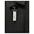 Camicia Versace in cotone a maniche corte nera logo blu Nero - vista 3