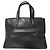 Borsa tote a tre tasche Prada Saffiano Soft nera Nero