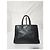 Borsa tote a tre tasche Prada Saffiano Soft nera Nero - vista 17