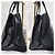 Borsa tote a tre tasche Prada Saffiano Soft nera Nero - vista 6