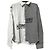 Autre Marque Honja c/o HF AH19 Camicia Oversize in Cotone Nero Bianco