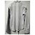 Autre Marque Honja c/o HF AH19 Camicia Oversize in Cotone Nero Bianco - vista 7