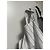 Autre Marque Honja c/o HF AH19 Camicia Oversize in Cotone Nero Bianco - vista 8