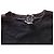 Camiseta Chrome Hearts de algodón negra y roja con logo CH bordado Negro - vista 5