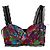 Top Versace x Dua Lipa Negro Multicolor