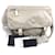 Borsa a spalla Prada in nylon grigio argento