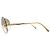 Occhiali da sole Chanel Aviator Dorati Strass Plastica D'oro - vista 3