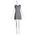 Fendi Monogramm Kleid Grau Nylon - Ansicht 2