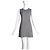 Fendi Monogramm Kleid Grau Nylon - Ansicht 8