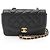 Chanel Diana Flap Shoulder Bag Leather Black