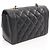 Chanel Diana Flap Shoulder Bag Leather Black - view 2
