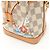 Sac à main Louis Vuitton Nano Noe Damier Azur N40511 Blanc - vue 5