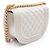 Chanel Boy Leather Shoulder Bag White - view 2