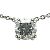 Collana solitaria con taglio rotondo Harry Winston - vista 2