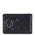 Tarjetero Chanel Cambon Line Coco Mark Negro