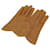 Hermès Hermes Leather Punching Gloves Brown  ref.1859940