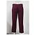 Pantalones rectos Miu Miu en algodón burdeos Roja - vista 7