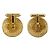 Gemelli floreali placcati in oro Chanel D'oro - vista 2