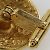 Gemelli floreali placcati in oro Chanel D'oro - vista 4